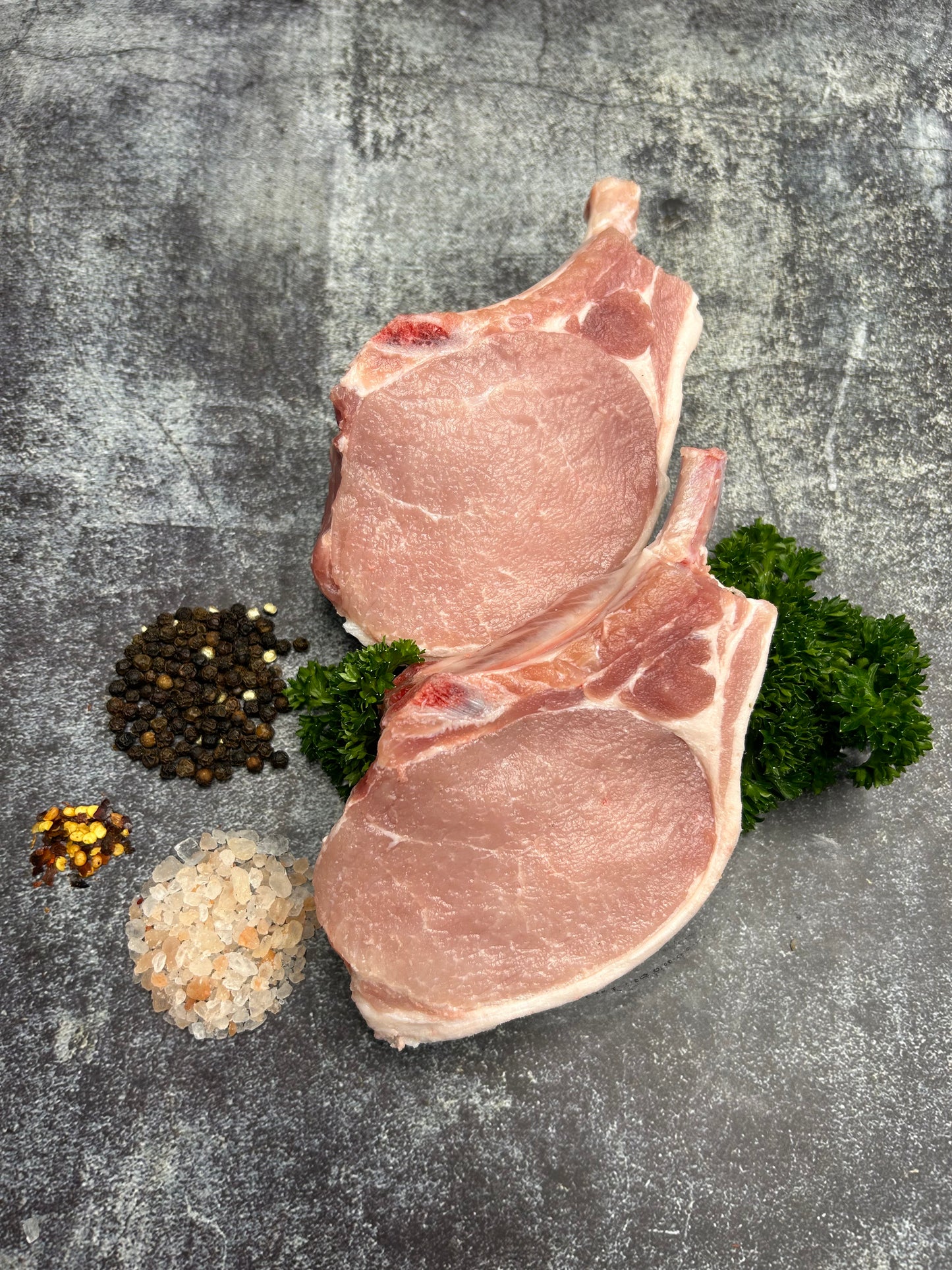 Free Range Pork Chops 1kg Pack