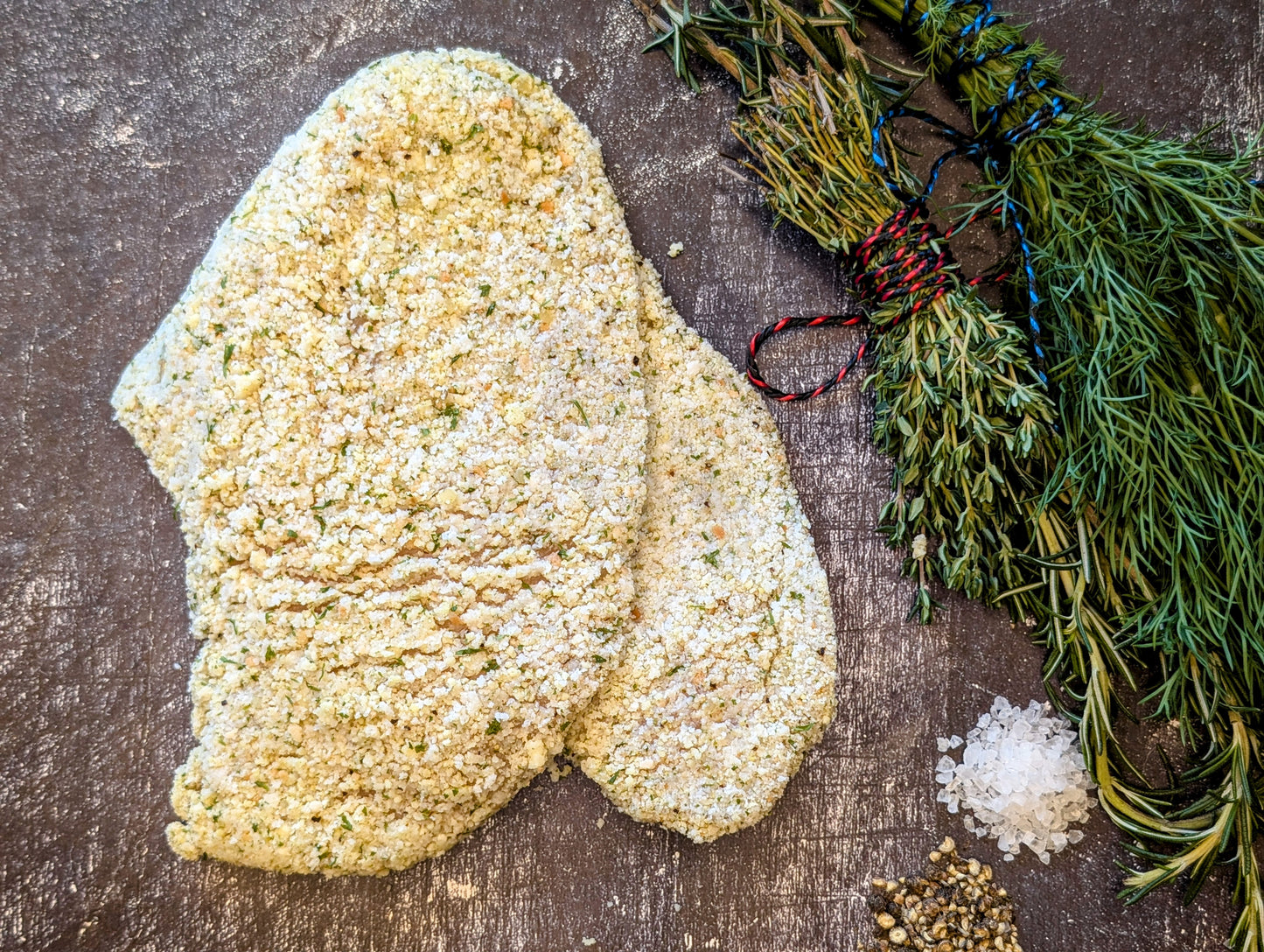 Free Range Chicken Schnitzel - Italian Herb and Parmesan 1kg Pack