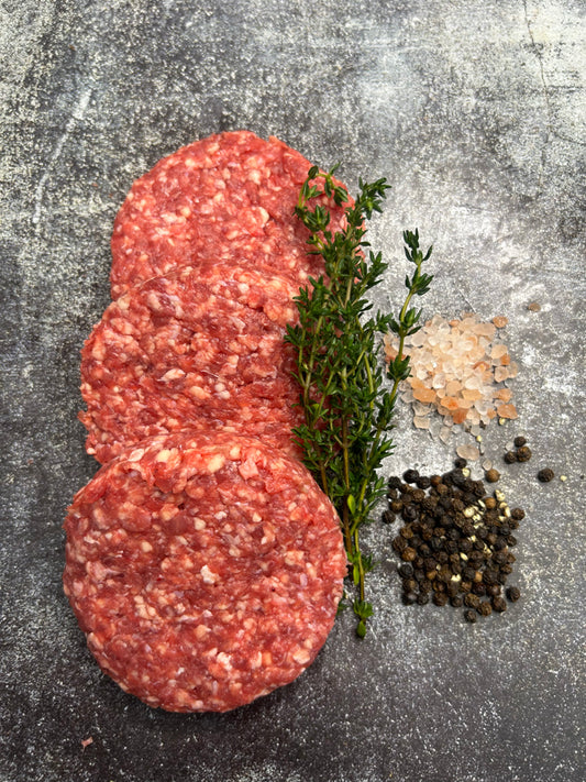 Grass Fed Beef Chuck and Brisket Burger Mince 1kg Pack