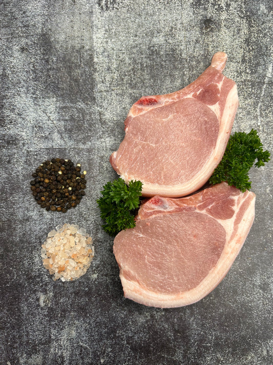 Free Range Pork Chops 1kg Pack